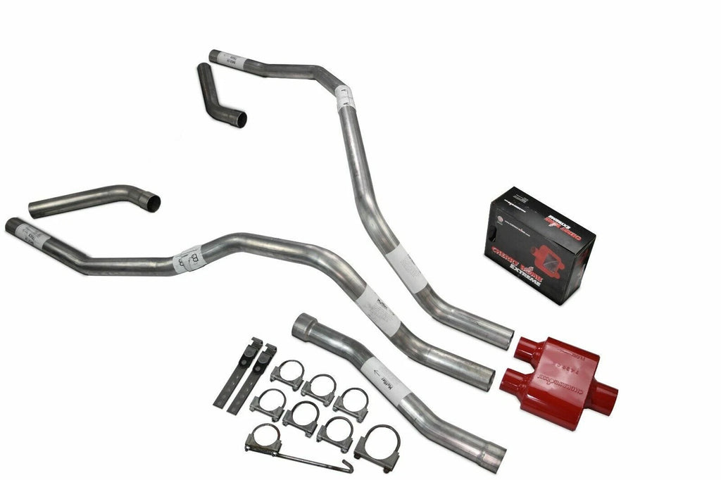 Dual Exhaust for Nissan Titan (2004–2006) 2.5" Cherry Bomb Extreme