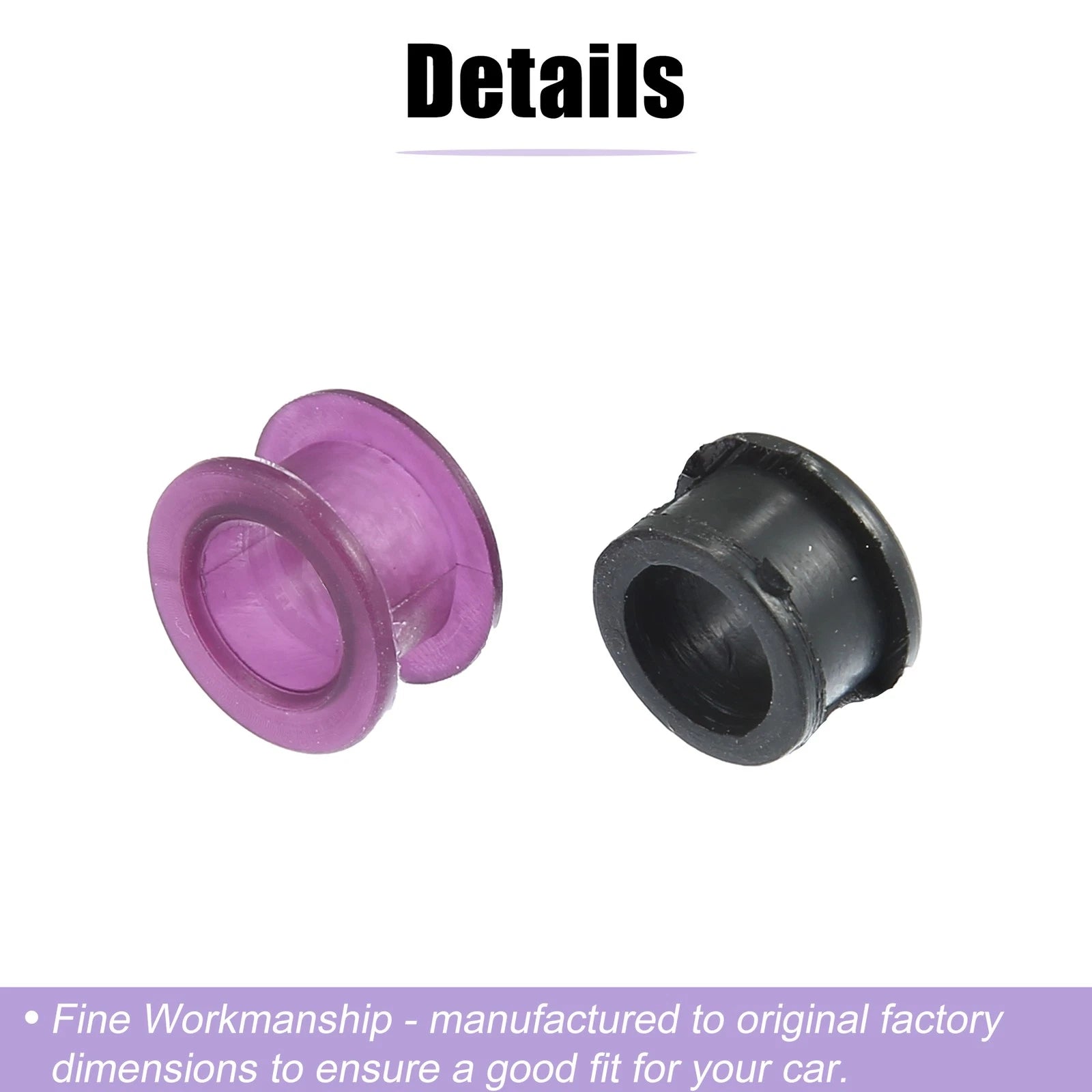 Set of 2 Transmission Shifter Bushing 33820-02370B for Toyota Corolla 
