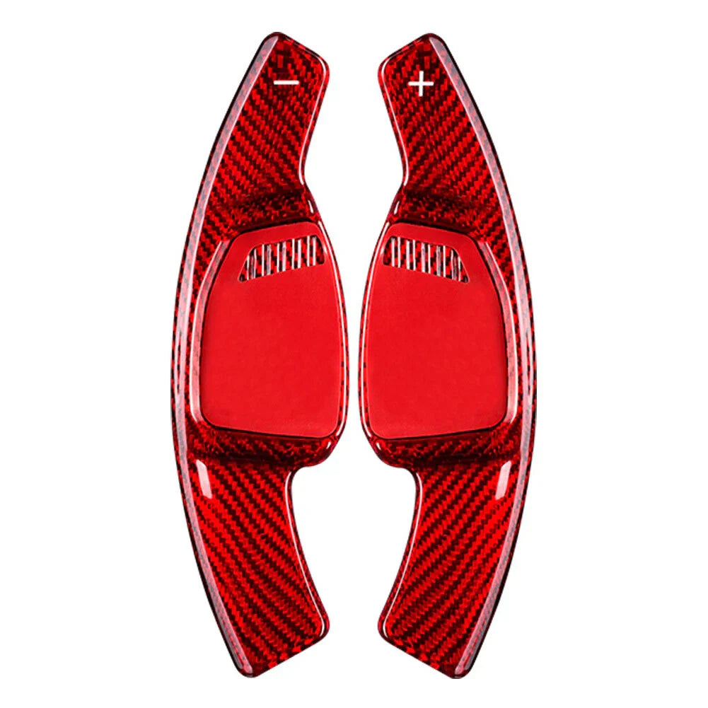 Carbon Fiber Steering Wheel Paddle Shifter Extensions for Audi RS5 (2021)