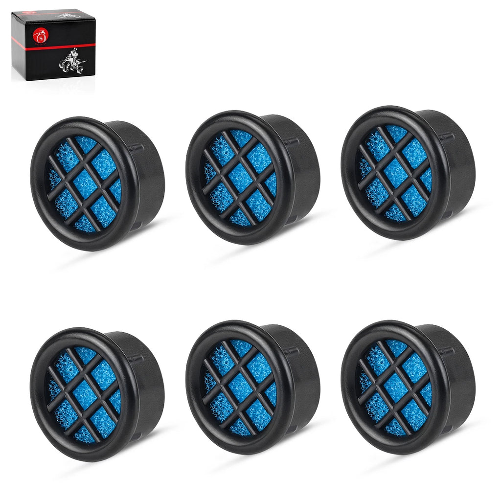 Set of 6 High Flow 1" Air Box Filter Vents for ATV UTV