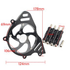 Front Sprocket Chain Cover Guard for Kawasaki Z1000 (2010–2017) Black