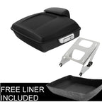 Matte Black Chopped Trunk Backrest Pad for Harley Road Glide (2014–2026)