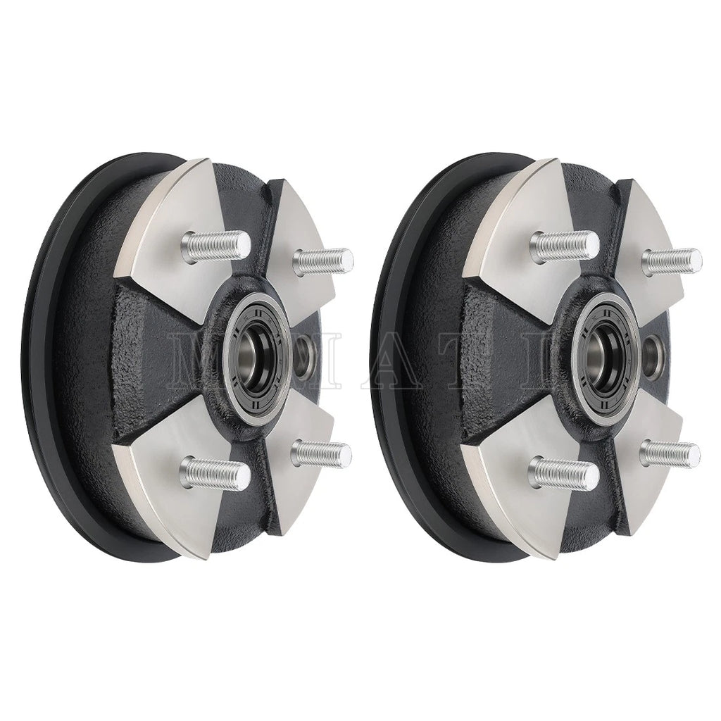 2Pcs Front Brake Drums for Honda Recon 250 TRX250 TRX250TM (1997–2024)
