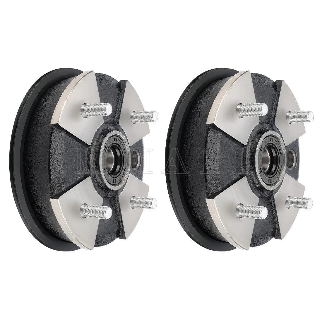 2Pcs Front Brake Drums for Honda Recon 250 TRX250 TRX250TM (1997–2024)