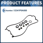 Valve Cover Gasket Set for Honda Odyssey (1997–1999) 12341P0A000