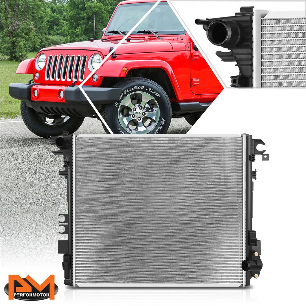 Factory Style Radiator for Jeep Wrangler JL Gladiator 2.0/3.6L (2018–2023) DPI-13754
