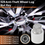 Wheel Lock Lug Nut for Volkswagen Touareg (2004–2017) 529