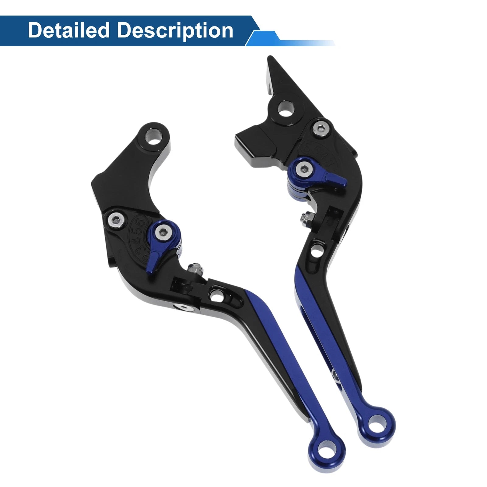 Adjustable Brake Clutch Lever for Suzuki GSXR150 (2017–2020) Black Blue