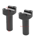 4" Straight Handlebar Risers for Harley Dyna Sportster Softail (1" Bar)