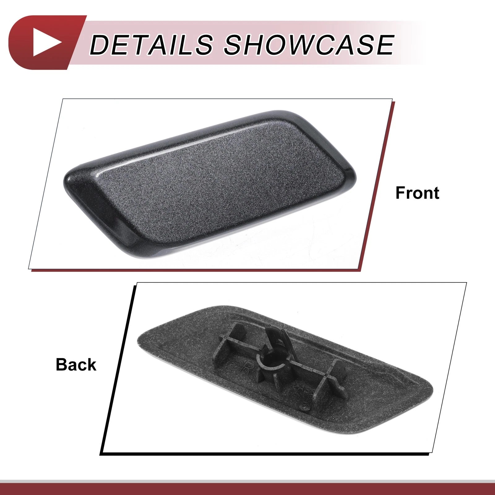 Front Right Headlight Washer Nozzle Cap for Lexus RX350 (2013–2015) Grey
