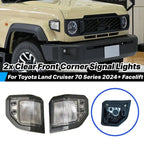 Clear Front Corner Signal Light for Toyota Land Cruiser 70 Series