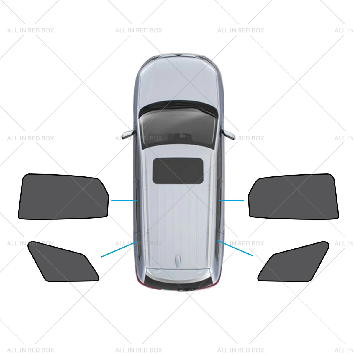 Set of 2 Magnetic Mesh Sunshades for Kia Sportage (2021–2024)