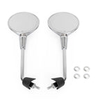 Rear View Mirror Pair Chrome for Vespa Primavera 50 125 150 (2T 4T Elettrica)