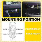 Set of 4 Rubber Seal Strips for Car Front Side Rear Window Trim