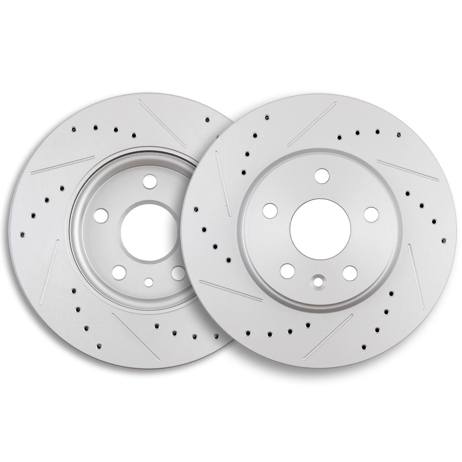 2X Drilled & Slotted Brake Rotors for Chevrolet Sonic Cruze (2012–2018)