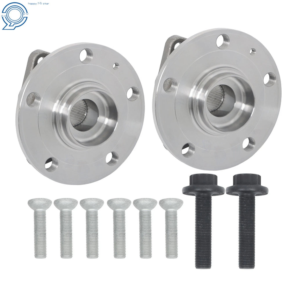 2x Wheel Hub Bearing Assembly for Audi A3 Q3 S3 VW Jetta Golf (2013–2020)