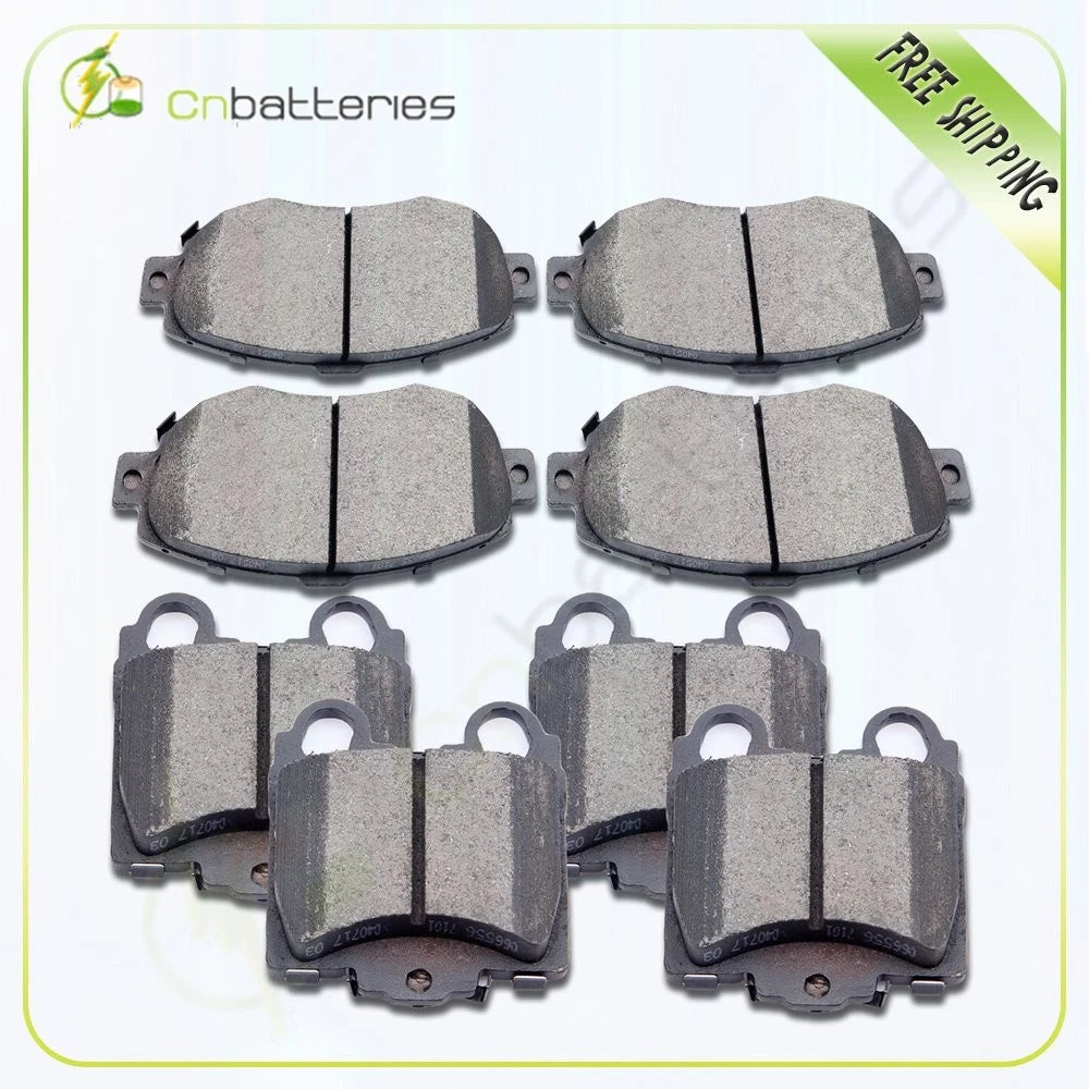 Front Rear Ceramic Brake Pads for Lexus SC430 IS300 GS300 GS430 (2001–2010)