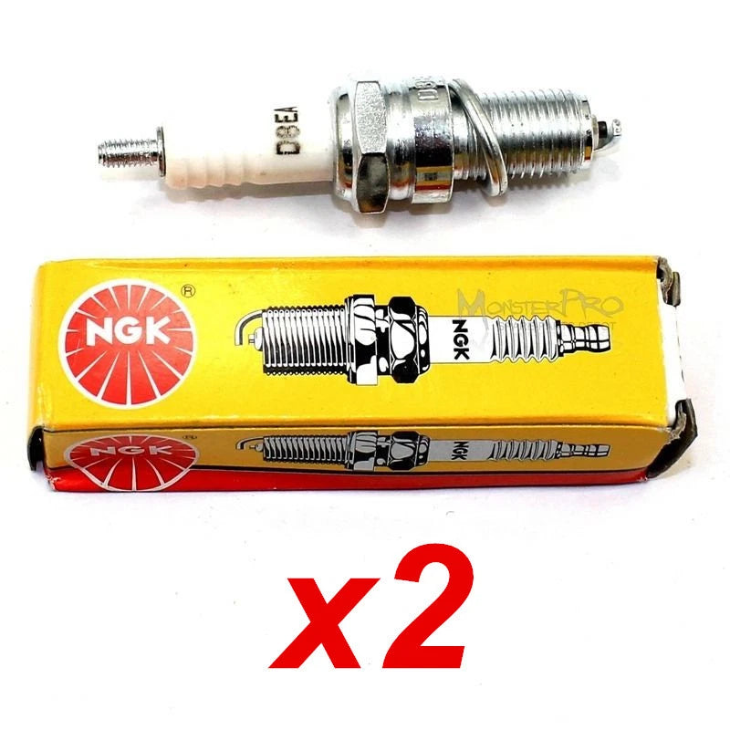 2X NGK D8EA Spark Plug for Pit Pro Trail Quad (150-250)