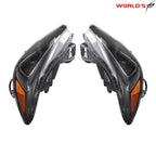 Set of 2 Halogen Headlights for Subaru WRX (2015–2021) Black