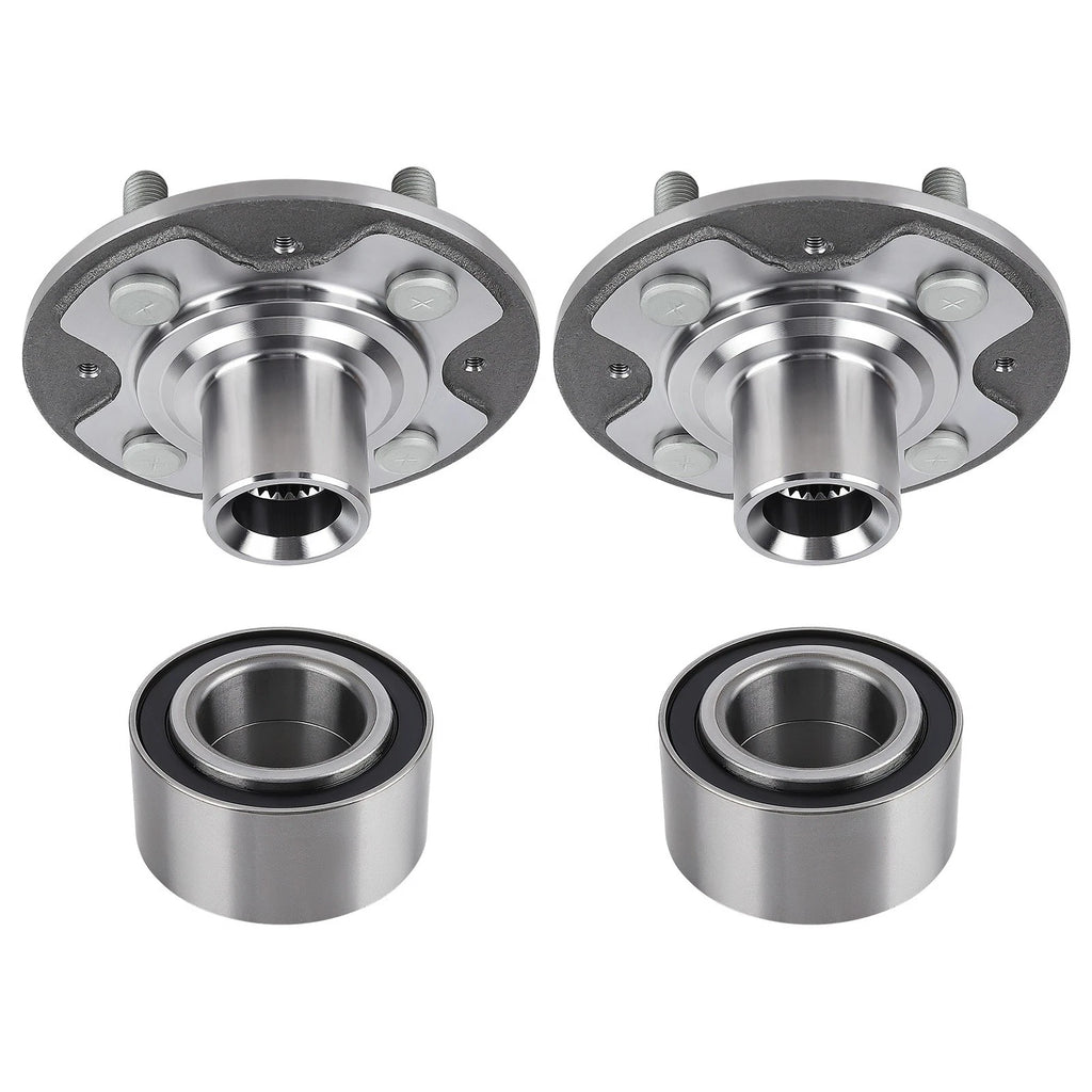 Set of 4 Wheel Hub & Bearing for Honda Civic Si (1996–1997) 510030 930456