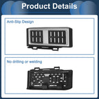 Footrest Pedals Cover for Volkswagen Touran (2017–2021) Silver Tone