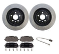 Front Brake Kit 375mm Disc Rotors & Pad Set for Audi