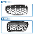 Front Hood Grille for BMW 528i 535i 550i xDrive SilverTone
