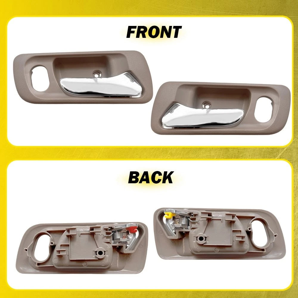 Front Left Interior Door Handle for Honda Accord Sedan (1998–2002) Beige