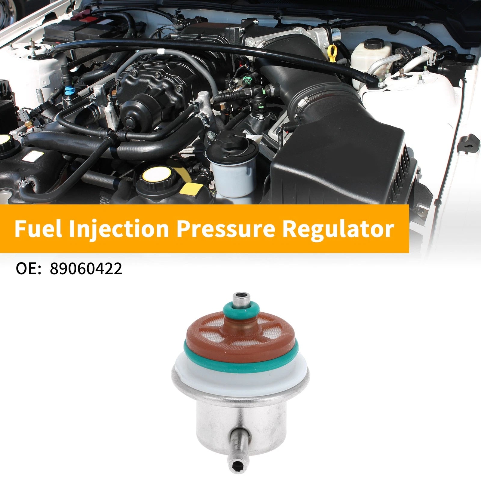Fuel Pressure Regulator for Chevrolet Silverado 1500 (1999–2006) No.89060422