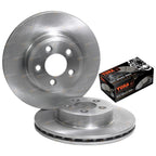 Front Disc Rotors + Brake Pads Kit for Ford Falcon BF FG XR6T XR8 V8 322mm