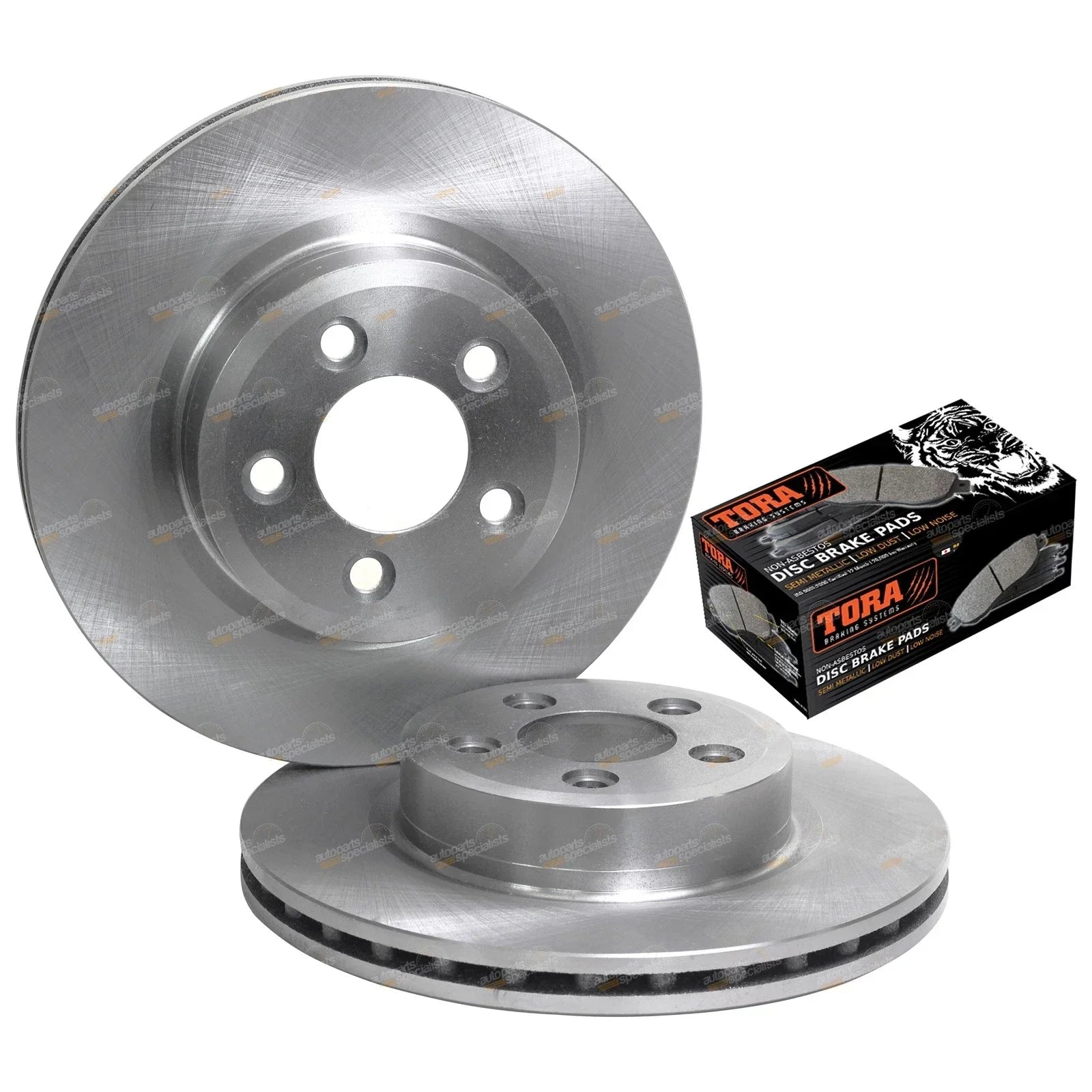 Front Disc Rotors + Brake Pads Kit for Ford Falcon BF FG XR6T XR8 V8 322mm