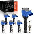 Set of 6 Ignition Coils & Iridium Spark Plugs for Mercedes-Benz W203 W204 (2000–2016)