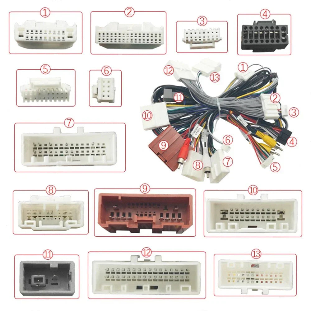 16pin Stereo Radio Android Wiring Harness for Mazda CX-5 (2014-2016)