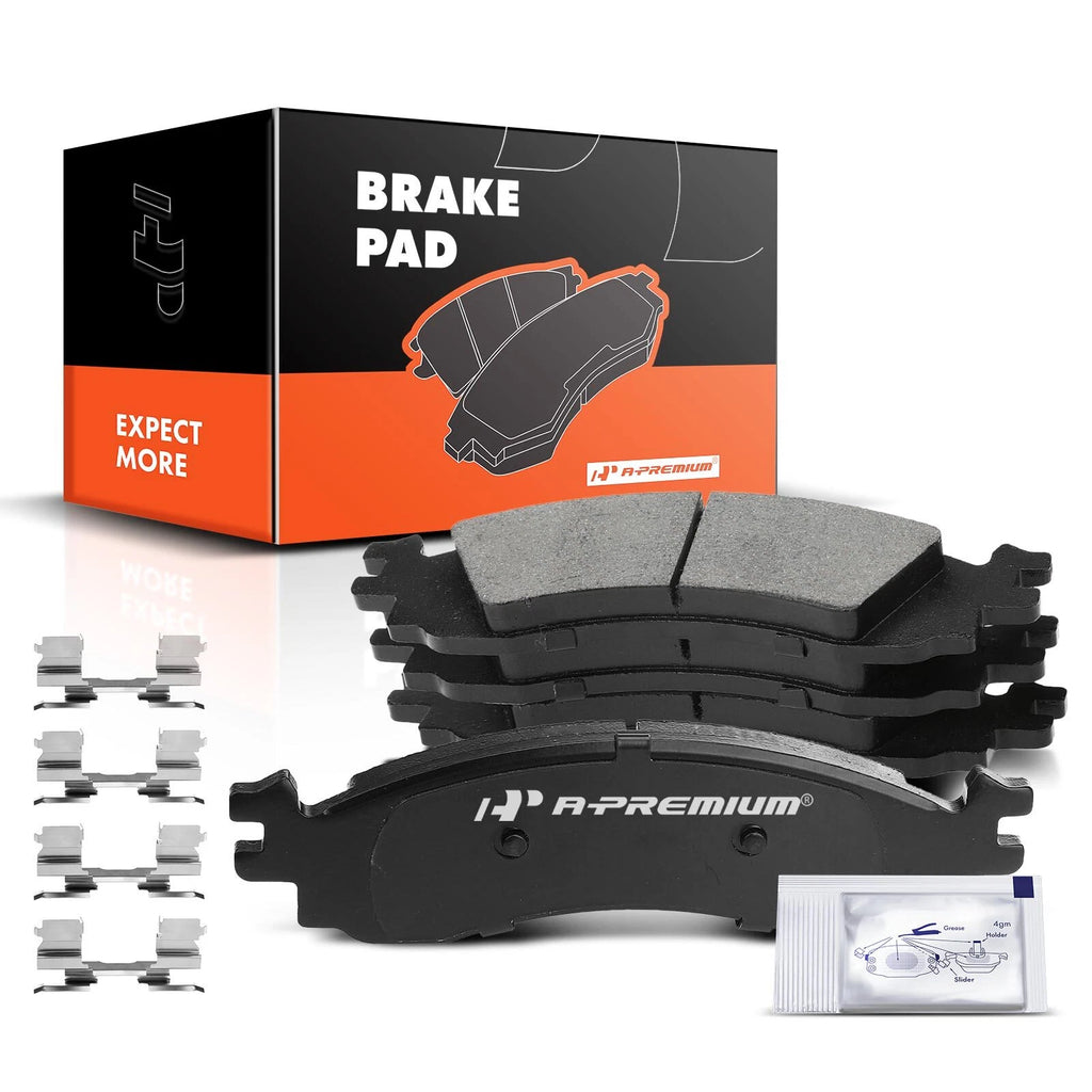 Set of 4 Front Ceramic Brake Pads for Ford Explorer (2006–2010)