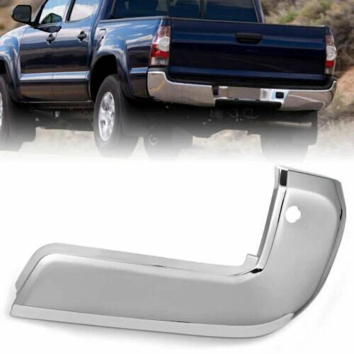 Chrome Rear Bumper End Cap for Toyota Tacoma (2016–2023)