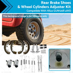 Rear Brake Shoes Wheel Cylinders Adjuster Kit for Toyota Hilux (2005–2019)