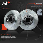Front Drilled Brake Rotors for BMW X5 (2000-2006)