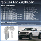 Ignition Lock Cylinder for Ford Bronco (1966–1979) D8TZ11582A/1972542, 2 Keys