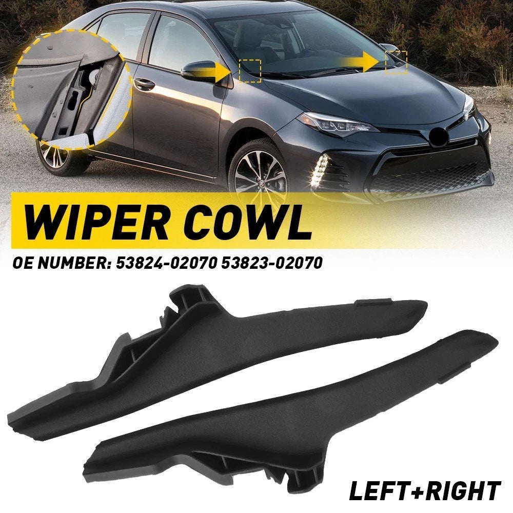 Cowl Windshield Wiper Cover for Toyota Corolla LE (2014–2019)