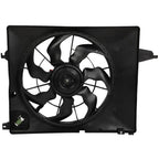 Electric AC Condenser Cooling Fan Kit for Hyundai Santa Fe (2010–2012)