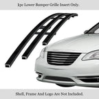 Stainless Black Billet Grille Insert for Chrysler 200 (2011-2014)