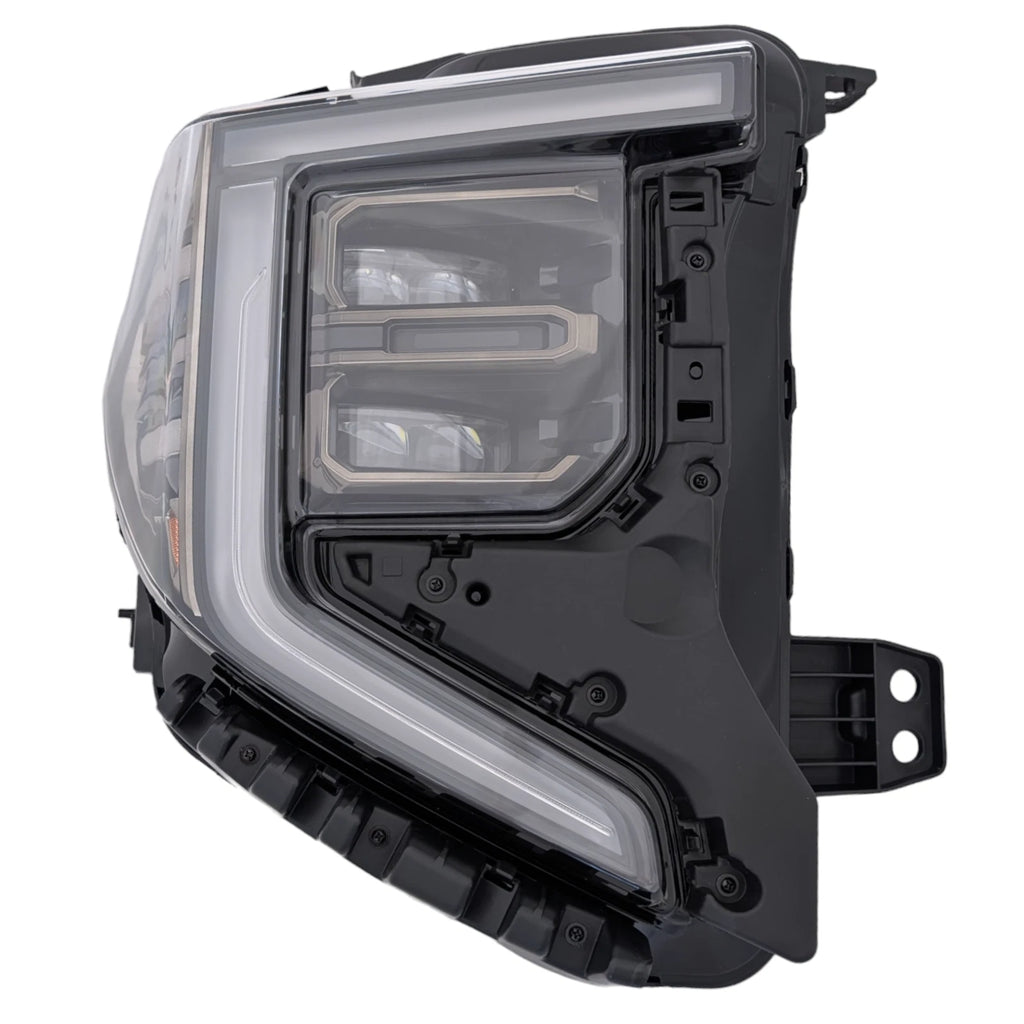 Full LED Headlight for GMC Sierra 1500 AT4/AT4X (2022–2026) BLK/CHR RH