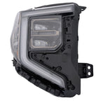 Full LED Headlight for GMC Sierra 1500 AT4/AT4X (2022–2026) BLK/CHR RH