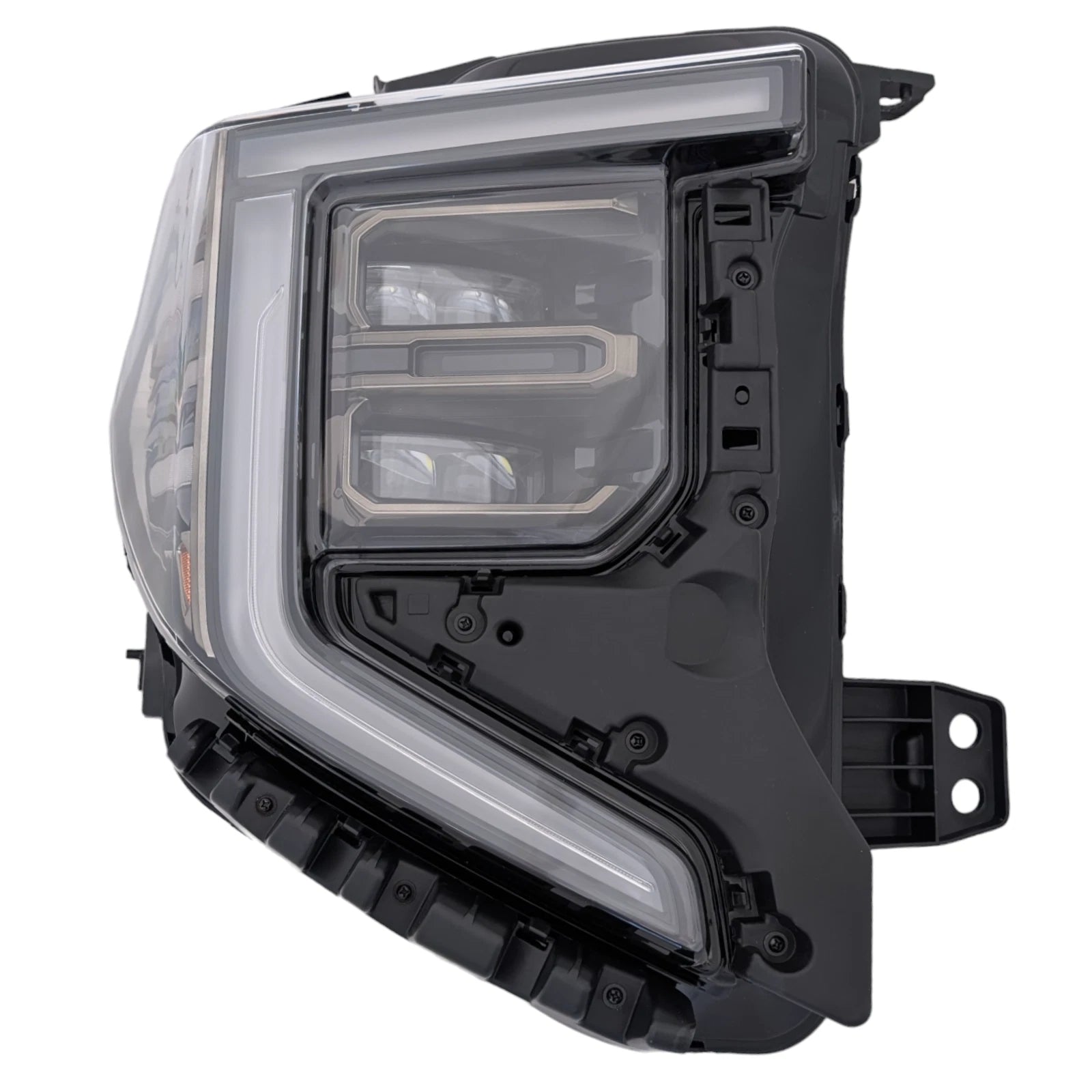 Full LED Headlight for GMC Sierra 1500 AT4/AT4X (2022–2026) BLK/CHR RH