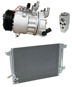 AC Compressor Kit With Condenser for Volkswagen Jetta 1.4L (2018–2019)