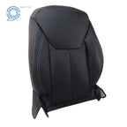 Front Left Leather Seat Cover for Jeep Wrangler (2013-2017) Black