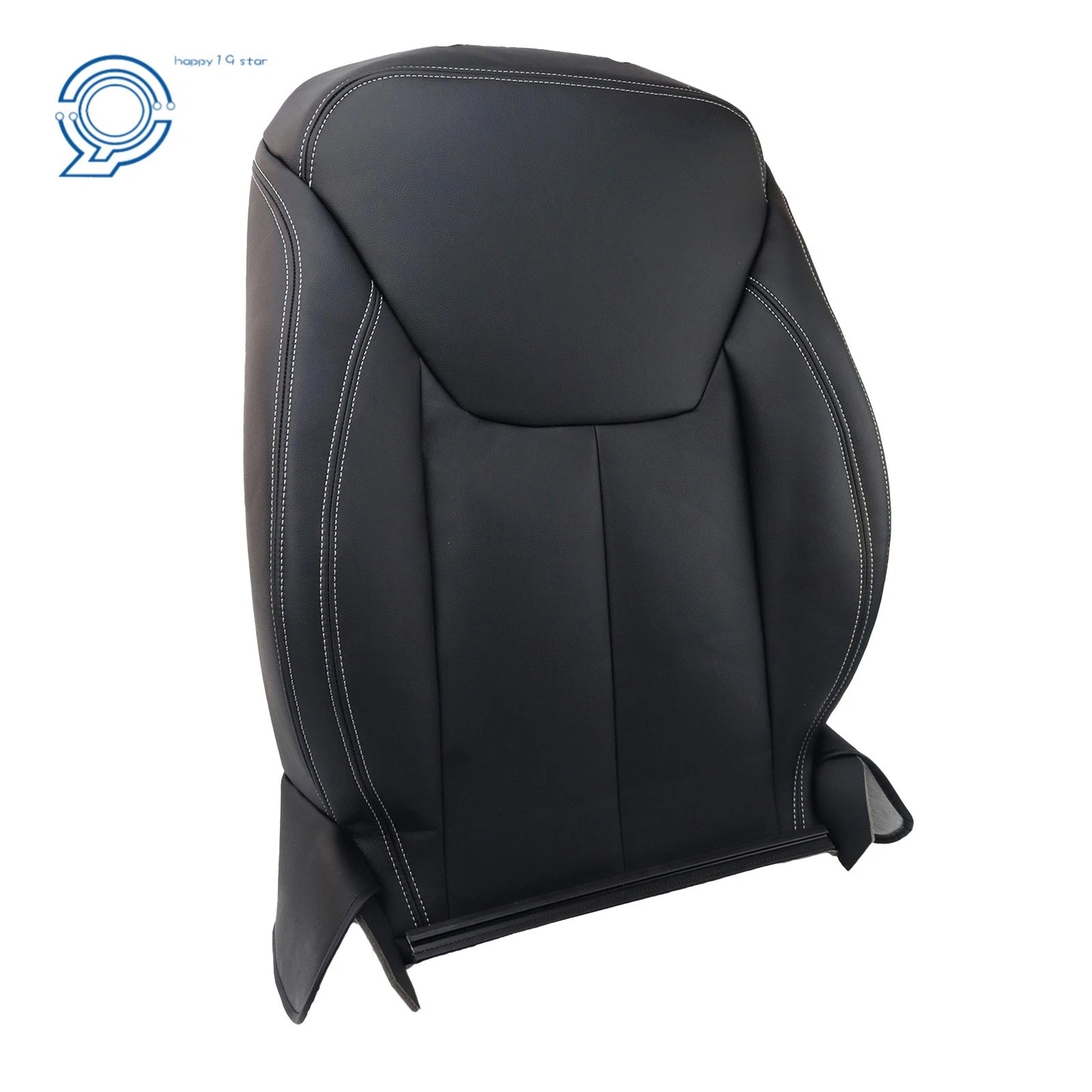 Front Left Leather Seat Cover for Jeep Wrangler (2013-2017) Black