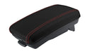 Armrest Cover for Kia Forte (2010–2013) Leather Red Stitch