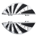 Chrome Driver Floorboards for Harley Touring Road King Softail (1986–2024)