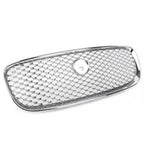 Front Upper Bumper Mesh Grille for Jaguar XF XFR (2016-2020) Chrome